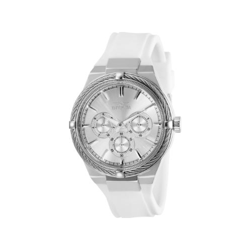 Invicta Women's 28909 Bolt Quartz Chronograph Silver Dial Watch