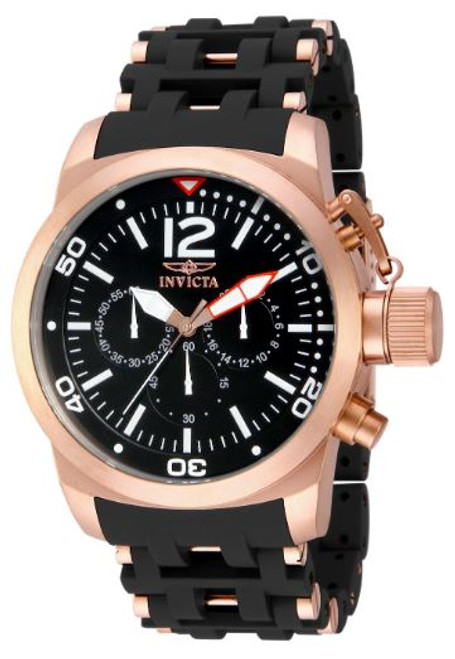 Invicta Men's 14864 Sea Spider Quartz Chronograph Black Dial Watch