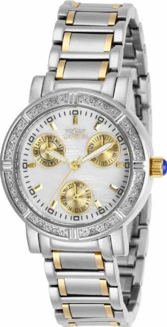 Invicta Lady 29117 Angel Quartz 3 Hand White Dial Watch