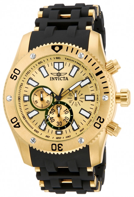 Invicta Men's 14861 Sea Spider Quartz Chronograph Rose Gold Dial Watch