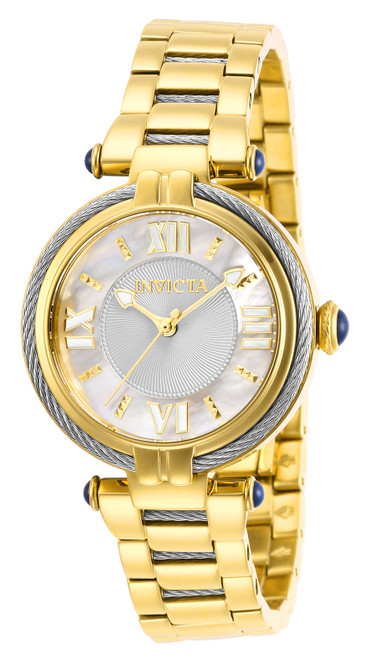 Invicta Women's 29130 Bolt Quartz 3 Hand White Dial Watch