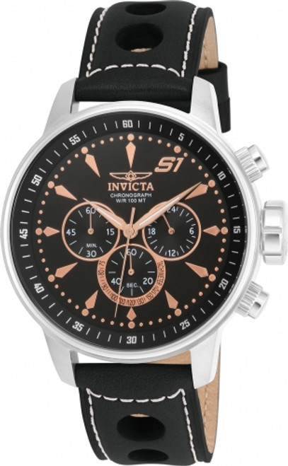 Invicta Men's 16012 S1 Rally Quartz Multifunction Black Dial Watch