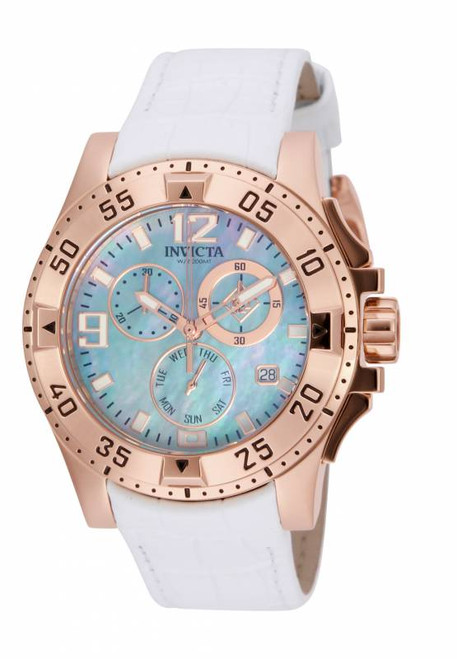Invicta Women's 16100 Excursion Quartz Chronograph Platinum Dial Watch