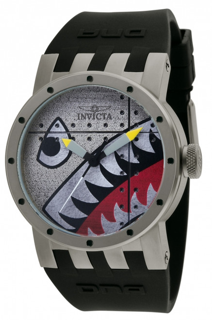 Invicta Men's 11651 DNA Quartz 3 Hand Silver Dial Watch