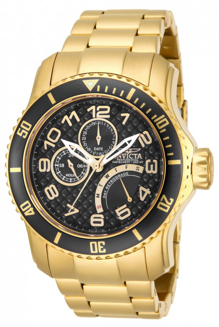 Invicta Men's 15341 Pro Diver Quartz Chronograph Black Dial Watch