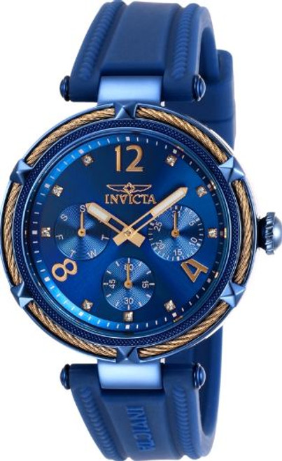 Invicta Women's 29140 Bolt Quartz 3 Hand Blue Dial Watch