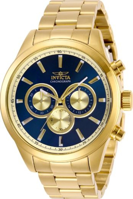 Invicta Men's 29175 Specialty Quartz Chronograph Blue Dial Watch