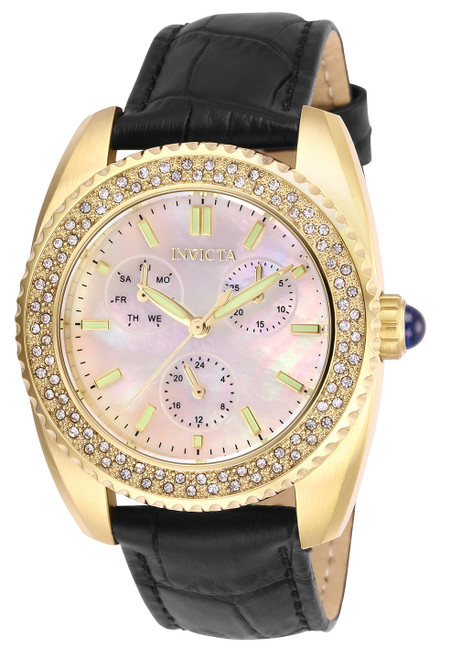 Invicta Women's 28586 Angel Quartz 3 Hand White Dial Watch