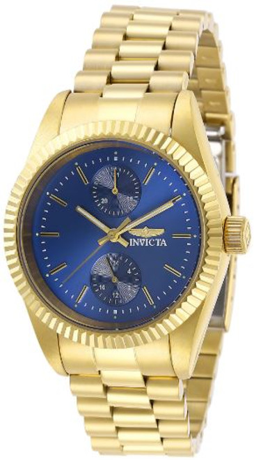 Invicta Lady 29446 Specialty Quartz 3 Hand Blue Dial Watch