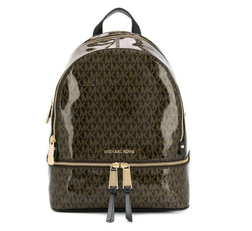 michael kors glossy backpack