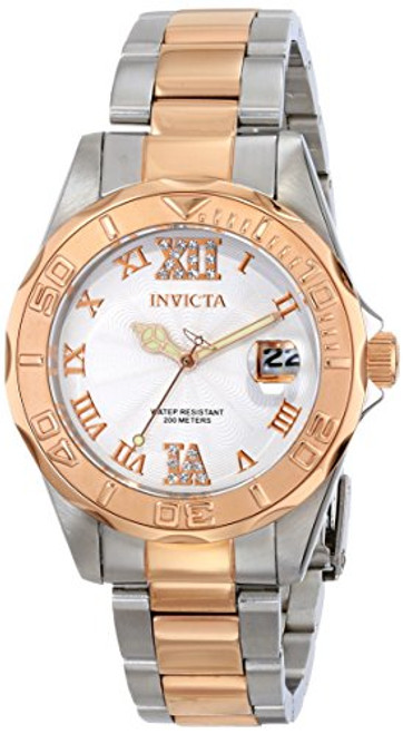 Invicta Women's 14792 Pro Diver Analog Display Japanese Quartz Two Tone Watch...