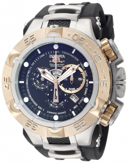 Invicta Men's 12880 Subaqua Quartz Chronograph Black Dial Watch