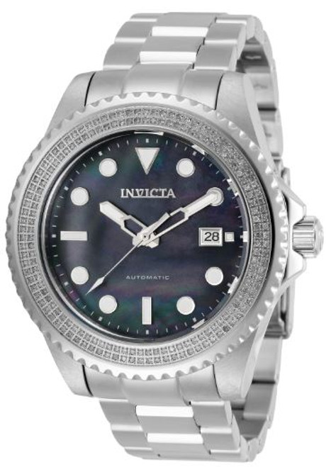 Invicta Men's 30325 Pro Diver Automatic 3 Hand Black Dial Watch