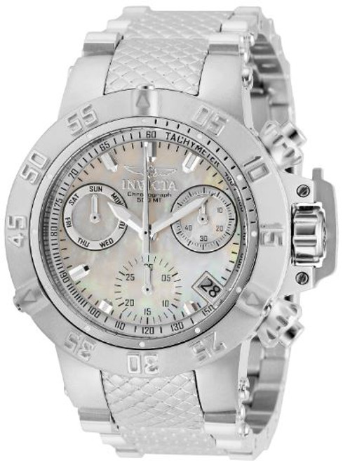 Invicta Women's 30477 Subaqua Quartz Chronograph White Dial Watch