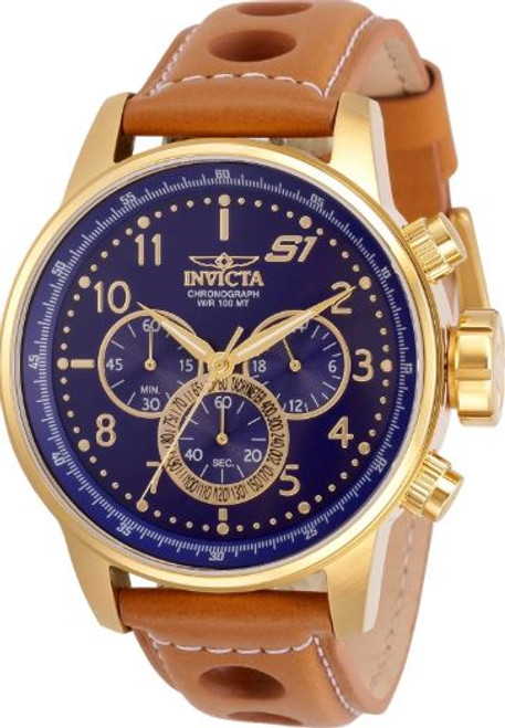 Invicta Men's 30917 S1 Rally Quartz Chronograph Blue Dial Watch