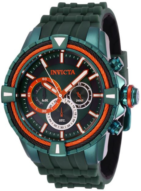 Invicta Men's 29082 Bolt Quartz Chronograph Green Dial Watch