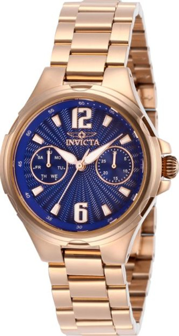 Invicta Women's 29151 Angel Quartz 3 Hand Blue Dial Watch