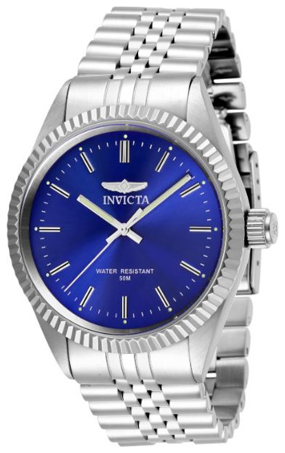 Invicta Men's 29375 Specialty Quartz 3 Hand Blue Dial Watch