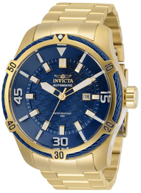 Invicta Men's 29810 Bolt Automatic 3 Hand Blue Dial Watch