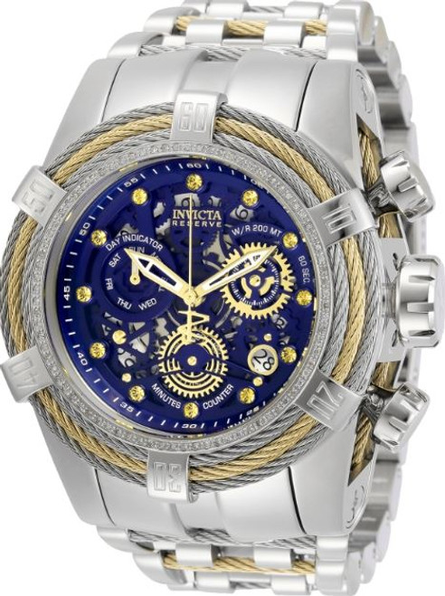 Invicta Men's 30067 Reserve Quartz Chronograph Blue, Gold Dial Watch
