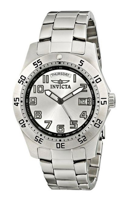 Invicta Men's 5249S Pro Diver Stainless Steel Silver Dial Watch