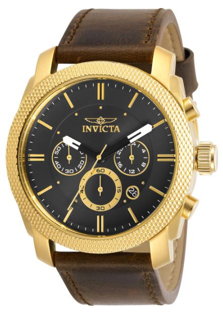 Invicta Men's 30408 Aviator クォーツ マルチファンクション ブラックダイアル ウォッチ 並行輸入品 Aviator model 30408 |