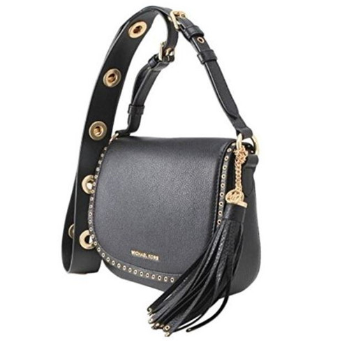 Michael Michael Kors 'brooklyn' Saddle Crossbody Bag In Brick/gold