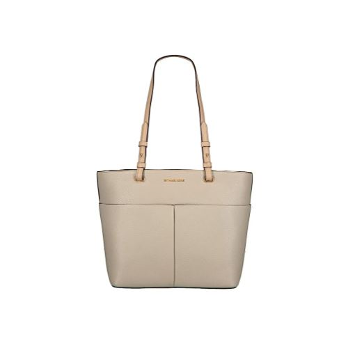 New 	 MICHAEL Michael Kors Bedford Medium Top Zip Pocket Tote Light Sand One Size 30S9GBFT2L-182