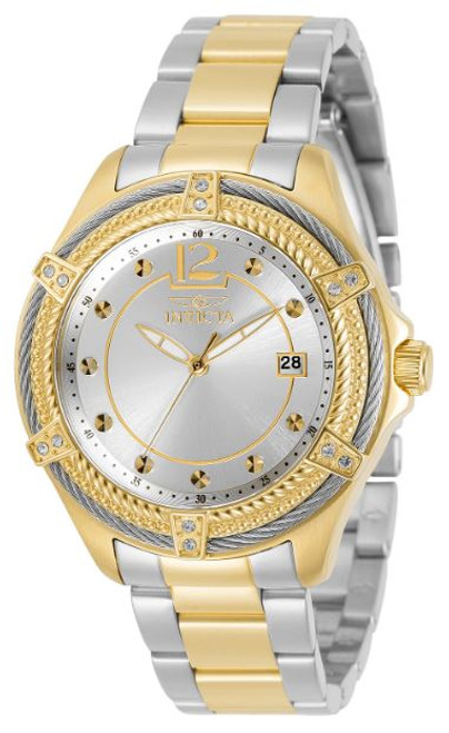 Invicta Women's 30882 Bolt Quartz 3 Hand Silver Dial Watch
