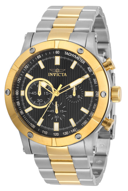 Invicta Men's 30797 Specialty Quartz 3 Hand Black Dial Watch