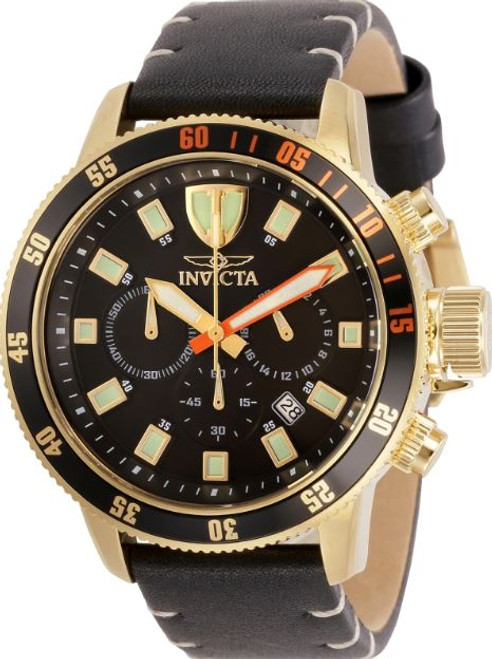 invicta Men's 31397 I-Force Quartz Chronograph Black Dial Watch