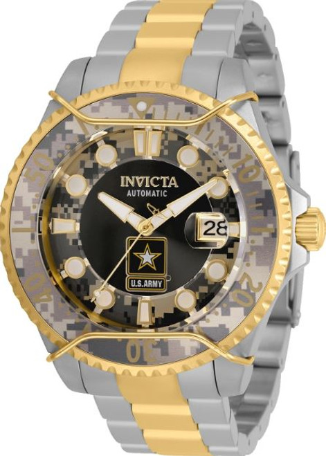 Invicta Men's 31852 Army Automatic Chronograph Black, Camouflage Dial Watch