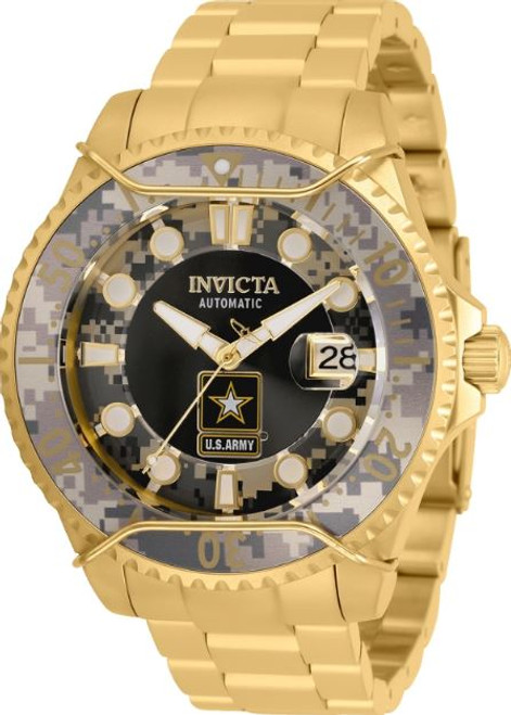 Invicta Men's 31853 Army Automatic Chronograph Black, Camouflage Dial Watch