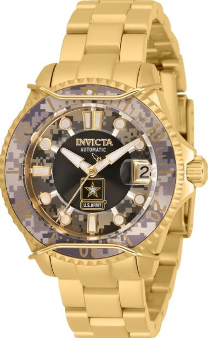 Invicta Women's 31857 Army Automatic Chronograph Black, Camouflage Dial Watch