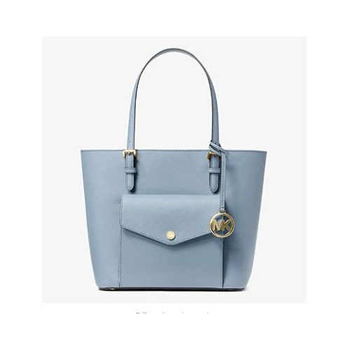 Michael Kors Jet Set Medium Pocket Tote Bag Pale Blue 30S0GTTT6L-487 …