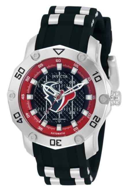 Invicta Women's 32885 NFL Houston Texans Automatic 3 Hand Dark Blue Dial Watch