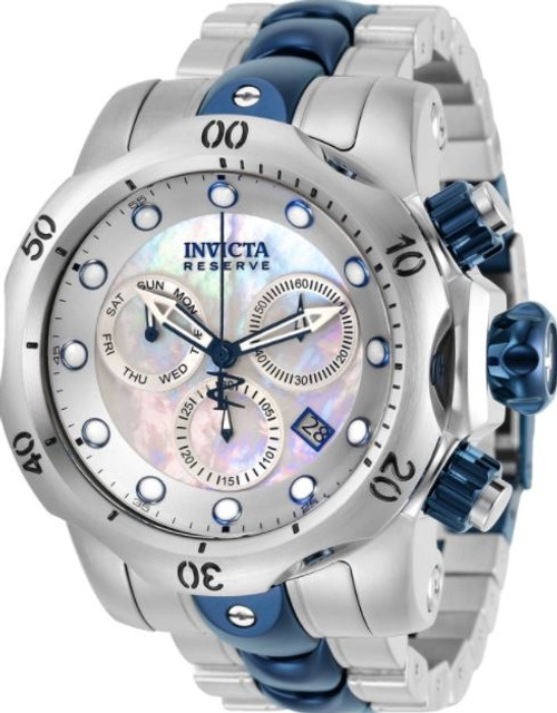 Invicta Men's 32126 Reserve Quartz Chronograph White, Silver Dial Watch
