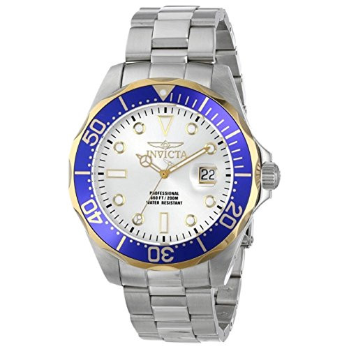 Invicta Men's 14543 Pro Diver Analog Display Swiss Quartz Silver Watch [Watch...