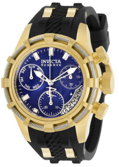 Invicta Women's 30530 Reserve Bolt Quartz Chronograph Blue Dial Watch