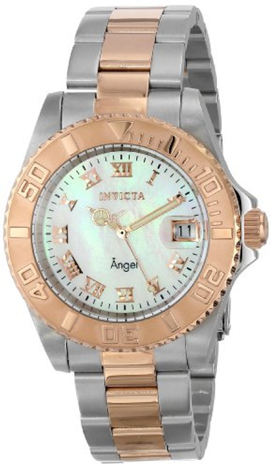 Invicta Women's 14367 Angel Analog Display Swiss Quartz Two Tone Watch [Watch...