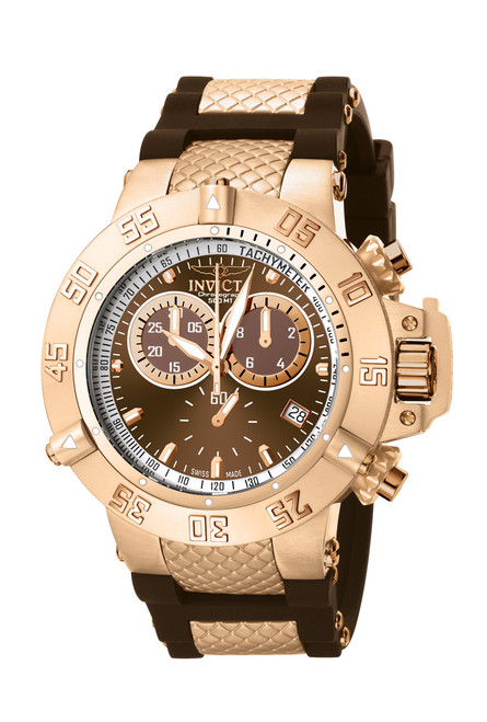 Invicta Men's 5510 Subaqua Quartz Chronograph Brown Dial Watch