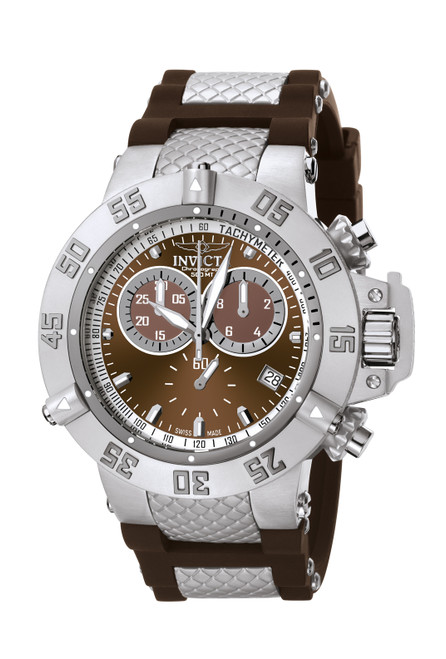 Invicta 5513 Men's Subaqua Quartz Chronograph Brown Dial Watch