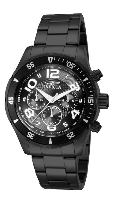 Invicta Men's 28000 Pro Diver Quartz Chronograph Black Dial Watch