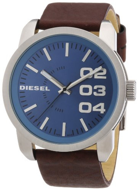 Diesel Herren-Armbanduhr XL Franchise-46 Analog Quarz Leder DZ1512