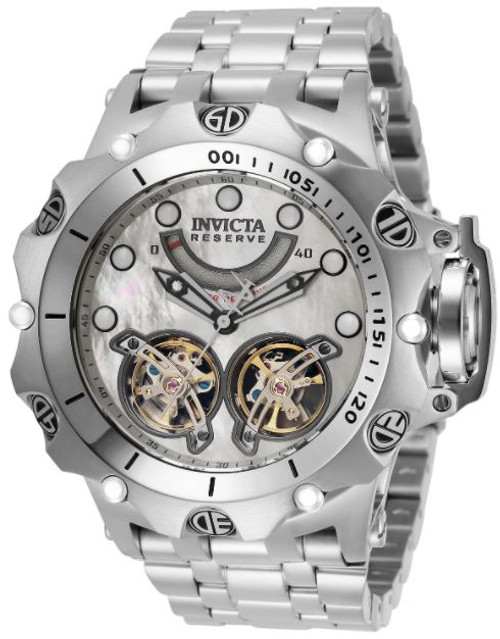 Invicta Men's 33536 Reserve Automatic Multifunction White, Silver Dial Watch