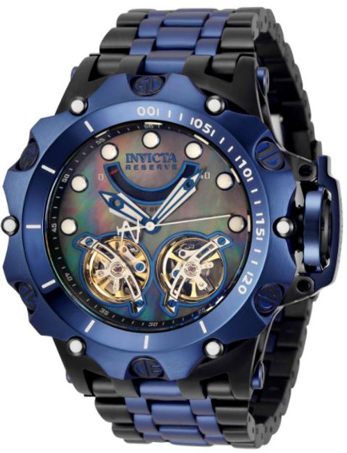 Invicta Men's 33557 Reserve Automatic Multifunction Black, Blue Dial Watch