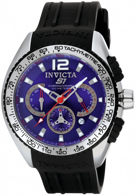 Invicta Men's 1451 S1 Rally Quartz Chronograph Blue Dial Watch