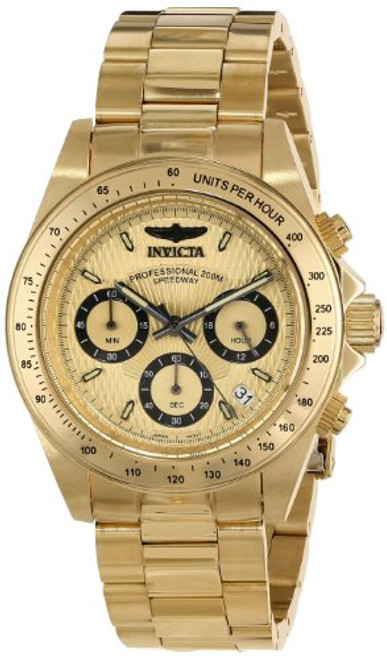 Invicta Men's 14929 Speedway Analog Display Japanese Quartz Gold Watch [Watch...