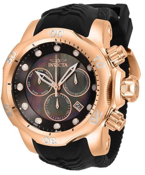 Invicta Men's 33305 Venom Quartz Chronograph Black Dial Watch