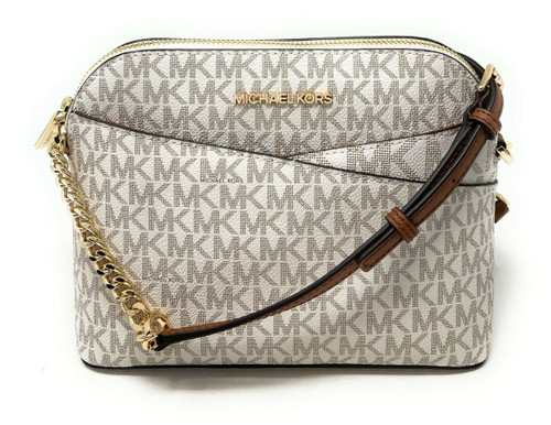 Michael Kors Jet Set Travel Medium Pouchette Crossbody Bag in Primrose  35S0GTVU6L-primrose - AllGlitters